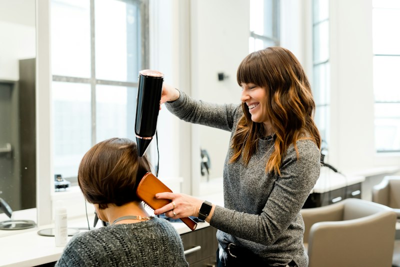 Hair Styling at Grace Salon